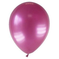 12 Ballons m√©tallis√©s bordeaux 28 cm  