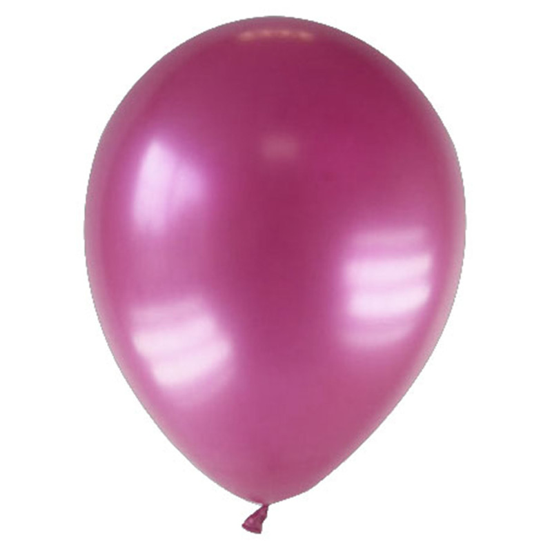 12 Ballons m√©tallis√©s bordeaux 28 cm  