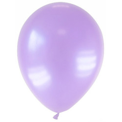 12 Ballons m√©tallis√©s parme 28 cm  