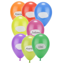 8 Ballons en latex √† personnaliser 30 cm  