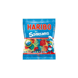 Mini sachet bonbons schtroumpf Haribo - 40g  