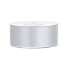 Ruban satin argent 2,5 cm x 25 m pour d√©coration  