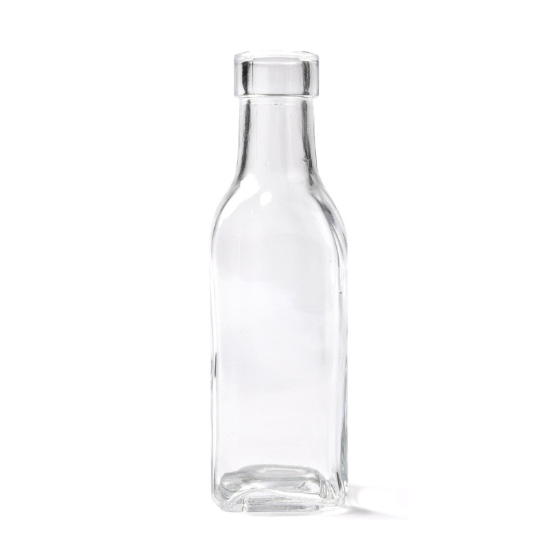 Bouteille en verre carr√©e 15 cm  