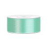 Ruban satin vert menthe 2,5 cm x 25 m pour mariage  