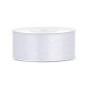 Ruban satin blanc 2,5 cm x 25 m pour mariage et f√™te  