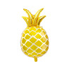 Ballon aluminium ananas dor√© 48 x 67 cm  