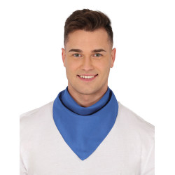 Bandana uni bleu  
