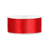 Ruban satin rouge 2,5 cm x 25 m pour d√©coration mariage  