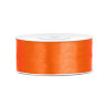 Ruban satin orange 2,5 cm x 25 m pour d√©coration mariage  