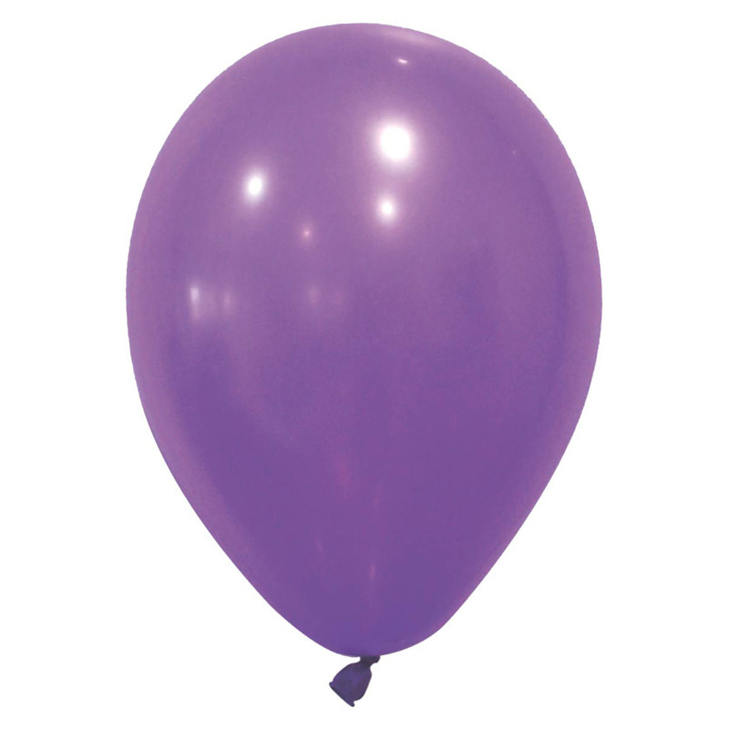 12 Ballons violets 28 cm  