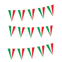 Guirlande drapeaux italiens 5 m  