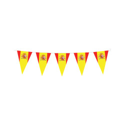 Guirlande fanions drapeaux espagnols 5 m  