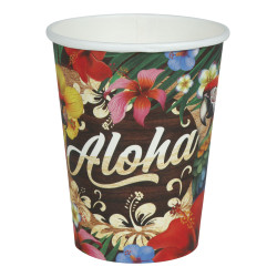 6 Gobelets Aloha Hawa√Ø 240 ml  
