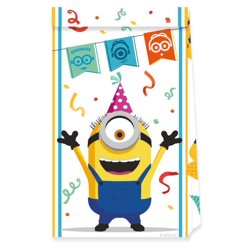 6 Sachets de f√™te Minions  