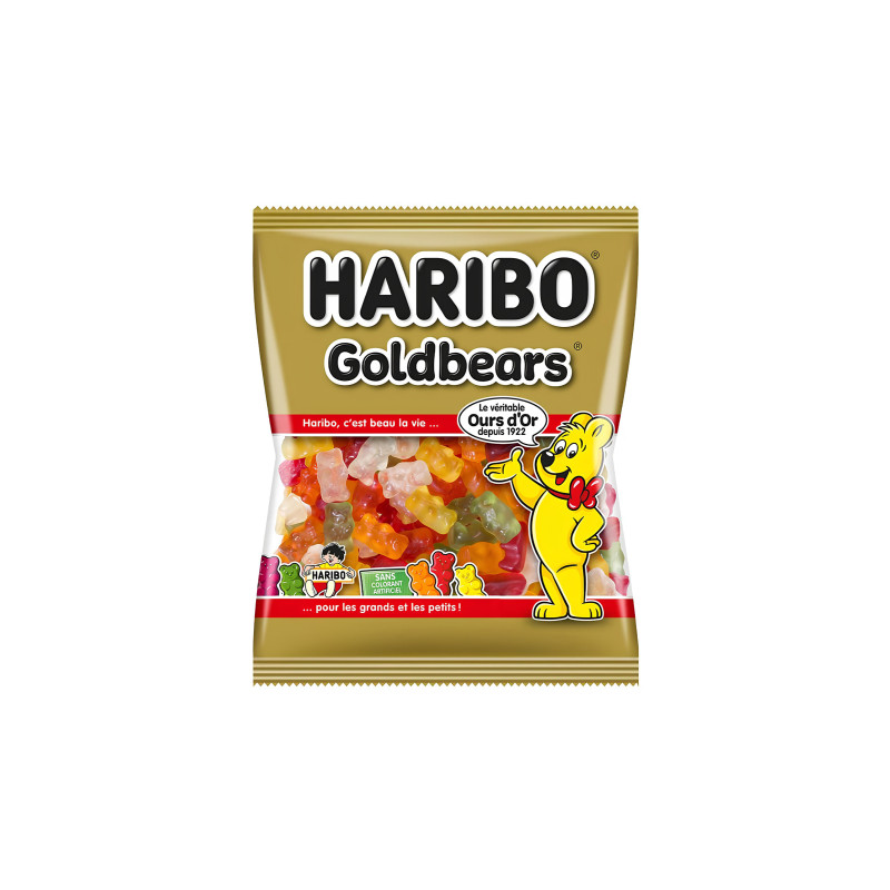 Mini sachet bonbons Haribo ours d'or - 40 g  