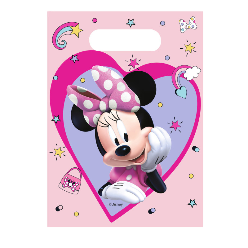 6 Sacs cadeaux Minnie  