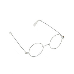 Lunettes rondes P√®re No√´l adulte  