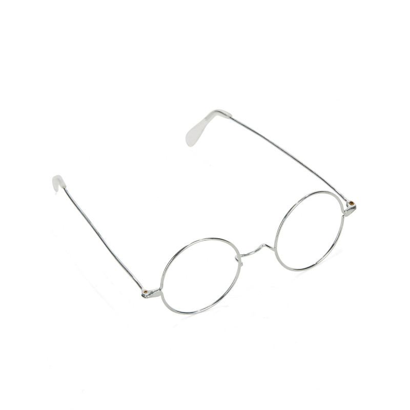 Lunettes rondes P√®re No√´l adulte  