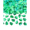 Confettis de table feuilles tropicales vertes m√©tallis√©es 15 g d√©coration  
