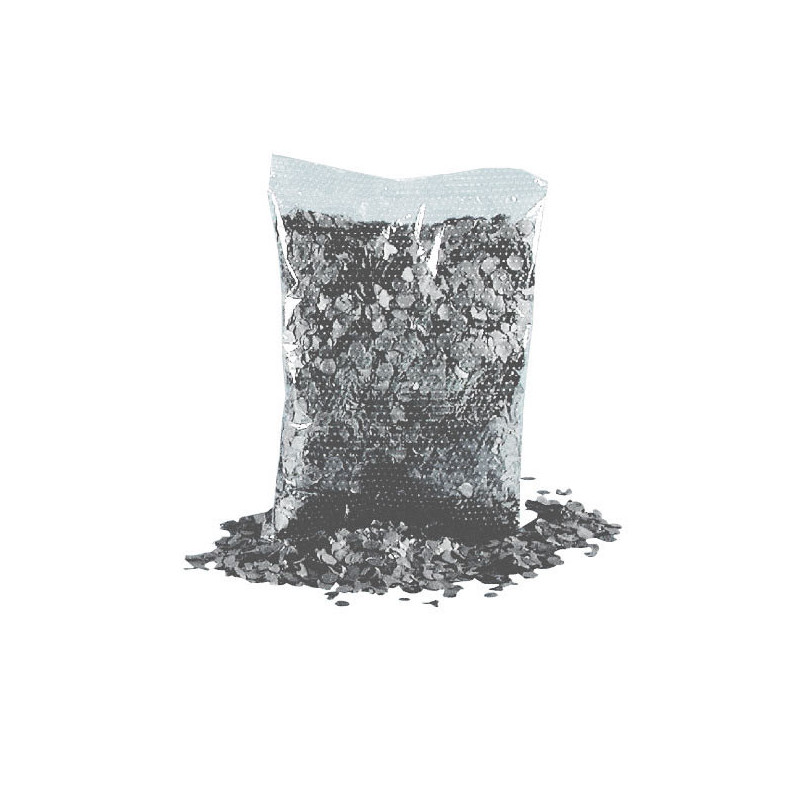Sachet de confettis gris fonc√© 200g  