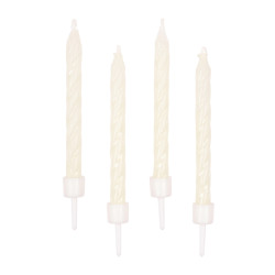 10 Bougies phosphorescentes 6 cm  