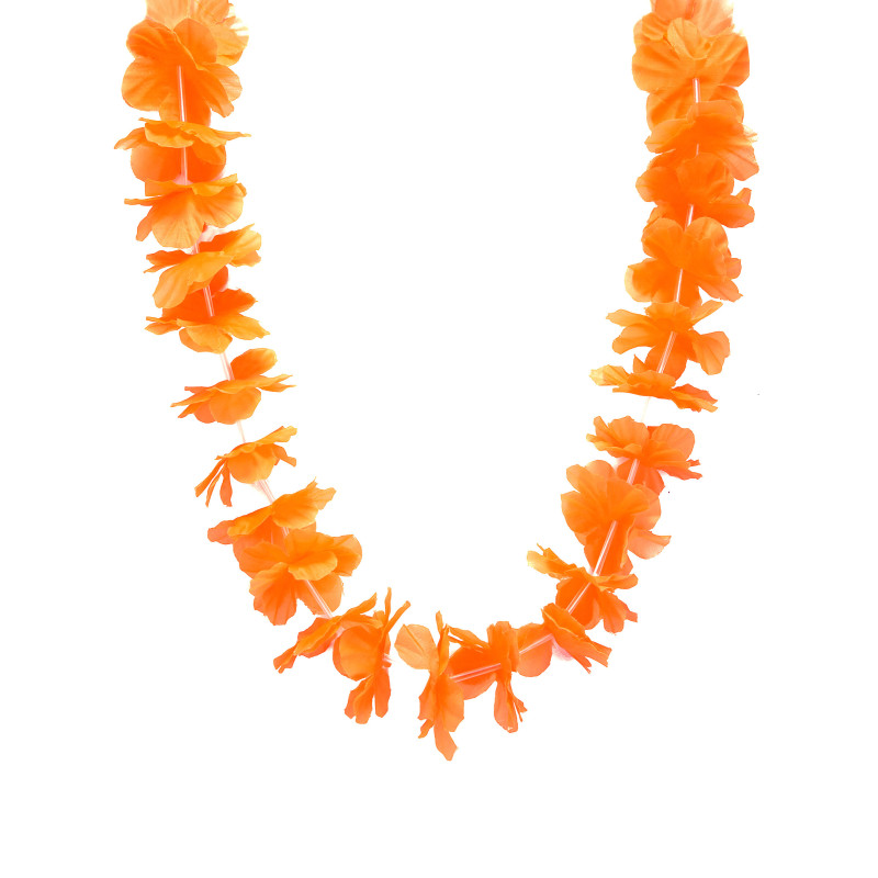 Collier hawa√Ø orange  