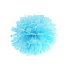 Pompon √† suspendre en papier bleu ciel 25 cm  