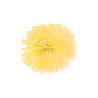Pompon √† suspendre en papier jaune 25 cm  