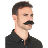 Moustache adh√©sive noire adulte  