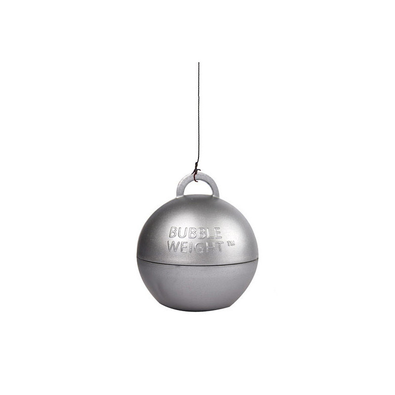 Poids ballon h√©lium argent 35 g  