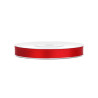 Ruban satin rouge 0.6 cm x 25 m  