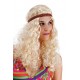Perruque de Hippie Femme Blonde - Déguisement hippie Femme année 60 The Duck
