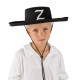 Chapeau Zorro Enfant feutre noir - Déguisement Zorro Enfant Film The Duck
