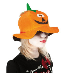 Chapeau de Citrouille Adulte orange - Déguisement Citrouille Adulte Halloween The Duck