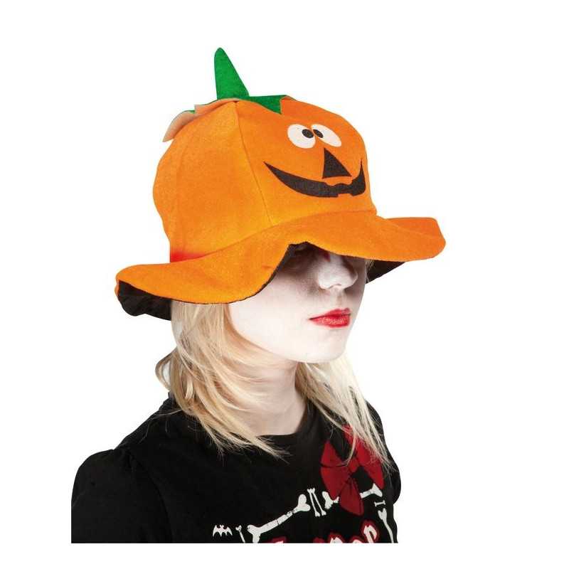 Chapeau de Citrouille Adulte orange - Déguisement Citrouille Adulte Halloween The Duck