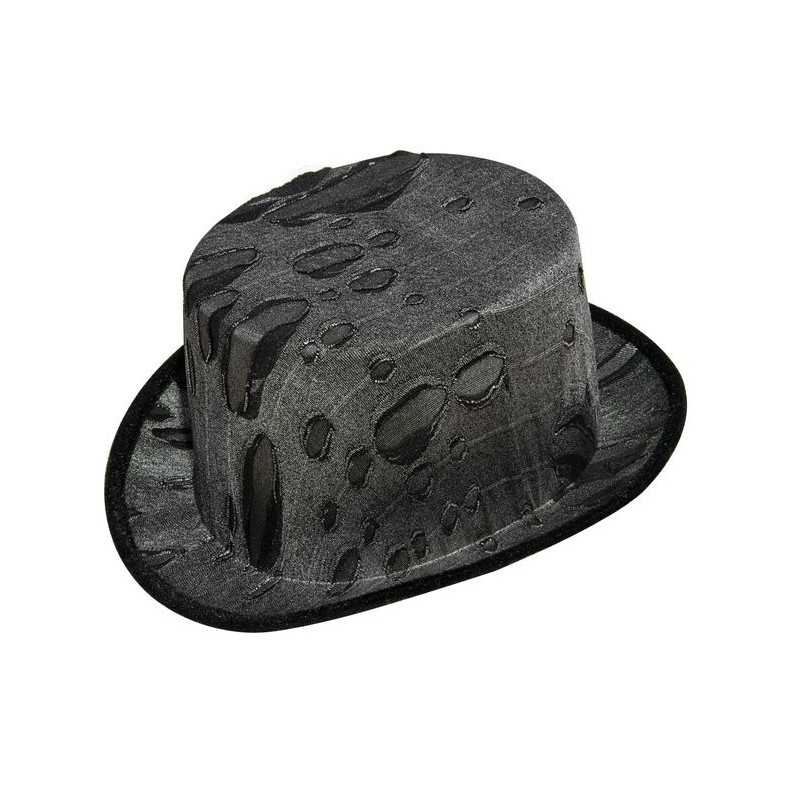 Chapeau Haut de Forme Adulte en tissu gris Halloween - Déguisement Halloween Adulte The Duck