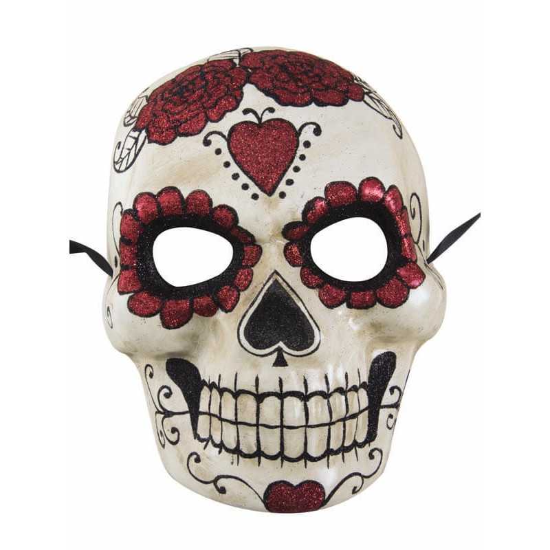 Masque Day of the Dead Adulte - Déguisement day of the dead adulte Halloween The Duck