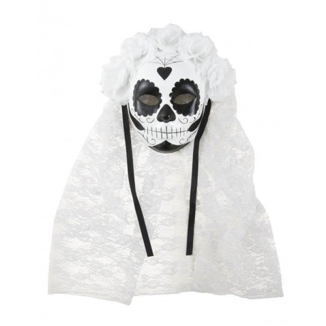 Masque Day of the Dead Adulte - Déguisement day of the dead Adulte halloween The Duck
