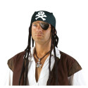 Chapeau Foulard de Pirate Adulte noir - Déguisement pirate adulte carnaval The Duck