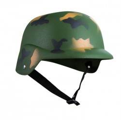 Casque de Militaire Adulte Camouflage - Déguisement militaire Adulte The Duck