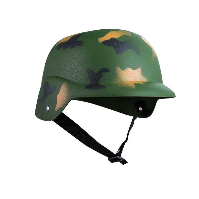 Casque de Militaire Adulte Camouflage - Déguisement militaire Adulte The Duck