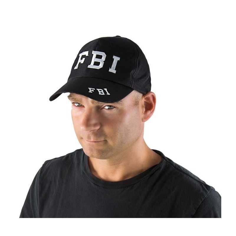 Casquette FBI Adulte noir - Déguisement militaire Adulte Carnaval The Duck