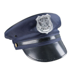 Casquette de Policier Adulte bleu marine