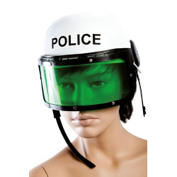 Casque de Policier Adulte blanc