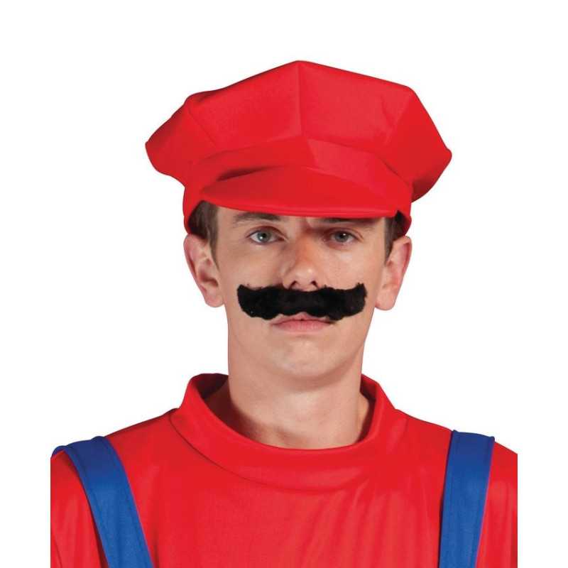 Casquette de Plombier Rouge Adulte - Déguisement mario adulte jeux vidéo The Duck