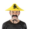 Chapeau Chinois Pointu Adulte Jaune - Déguisement chinois adulte asie The Duck