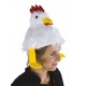Chapeau de Poule Blanche Adulte - Déguisement poule adulte animaux The duck