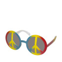 Lunettes Hippie Multicolore Adulte - Déguisement hippie adulte - Costume hippie adulte The Duck