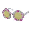 Lunettes de Hippie à Fleurs Adulte rose & blanc - Déguisement Hippie Adulte année 60 The Duck