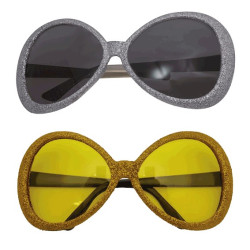 Lunettes Disco Adulte à Paillettes - Déguisement disco adulte - Costume disco adulte The Duck